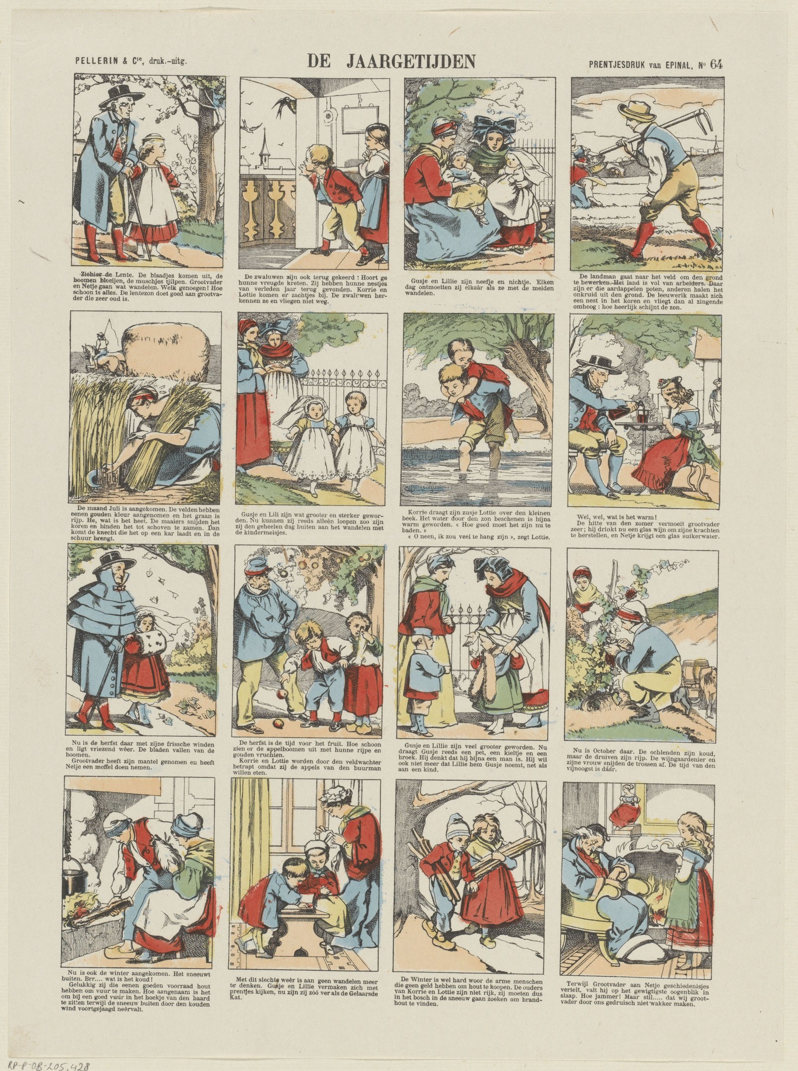 Cartoon-Illustration eines Mannes und einer Frau, die sich unterhalten, auf einer Buchseite mit spaßigem Text und umgeben von Bildern.