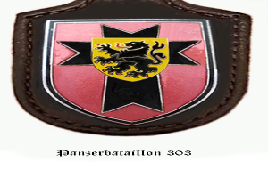 Ein pinker und schwarzer Schild mit einem Löwen, das Logo der deutschen Armee, mit dem Text "Deutsche Armee" unten.